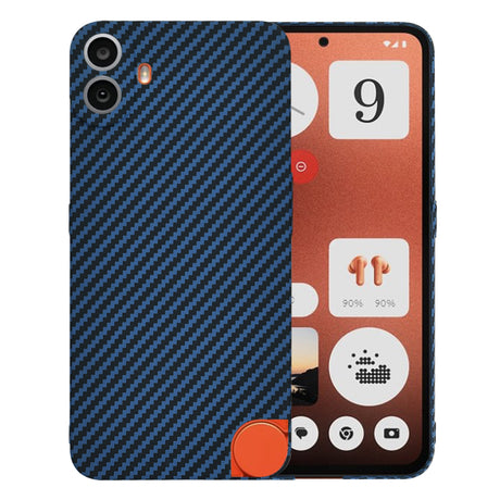 Husa de protectie Techsuit Carbonite FiberShell compatibil cu Nothing CMF Phone 1, Cyan