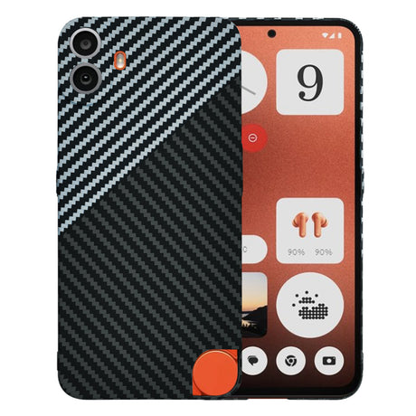 Husa de protectie Techsuit Carbonite FiberShell compatibil cu Nothing CMF Phone 1, Stealth Gray