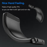 Husa de protectie Techsuit Carbon Silicone compatibil cu Motorola Moto G75, Negru