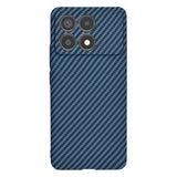 Husa de protectie Techsuit Carbonite FiberShell compatibil cu Xiaomi Poco F6 Pro, Cyan
