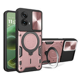 Husa de protectie Techsuit CamGuard Pro compatibil cu Motorola Moto G35, Roz Auriu