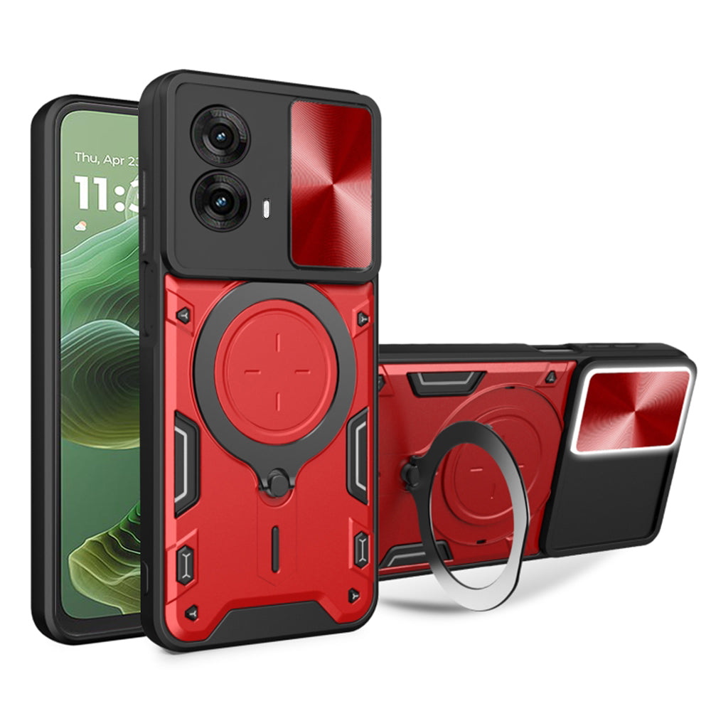 Husa de protectie Techsuit CamGuard Pro compatibil cu Motorola Moto G35, Rosu