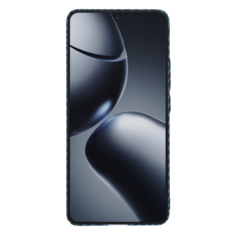 Husa de protectie Techsuit Carbonite FiberShell compatibil cu Xiaomi 14T Pro, Cyan