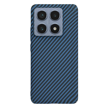 Husa de protectie Techsuit Carbonite FiberShell compatibil cu Xiaomi 14T Pro, Cyan