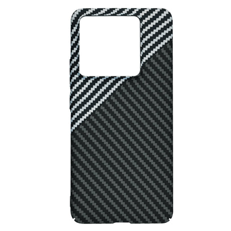 Husa de protectie Techsuit Carbonite FiberShell compatibil cu Xiaomi 14T Pro, Stealth Gray