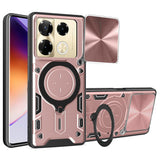 Husa de protectie Techsuit CamGuard Pro compatibil cu Infinix Note 40 Pro+, Roz Auriu