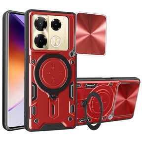 Husa de protectie Techsuit CamGuard Pro compatibil cu Infinix Note 40 Pro+, Rosu