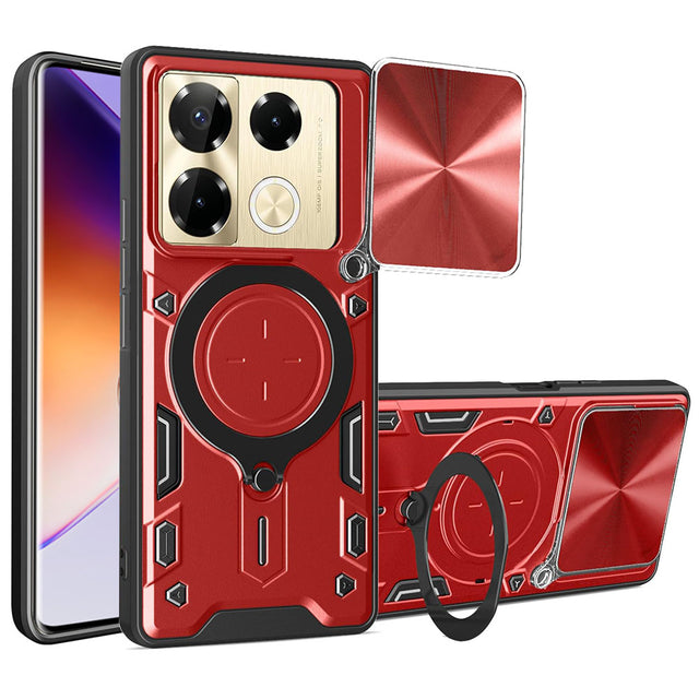 Husa de protectie Techsuit CamGuard Pro compatibil cu Infinix Note 40 Pro+, Rosu