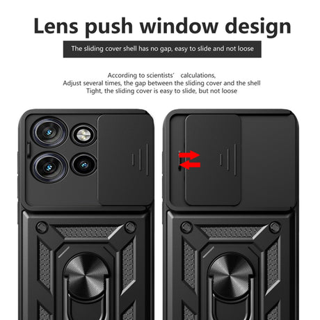 Husa de protectie Techsuit CamShield Series compatibil cu Motorola Edge 50 Neo / Edge 60 Neo / Motorola ThinkPhone 25, Negru