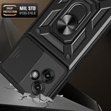 Husa de protectie Techsuit CamShield Series compatibil cu Motorola Moto G55, Roz Auriu