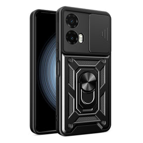 Husă Techsuit CamShield Series neagră pentru Motorola Moto G35