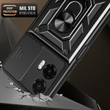 Husă Techsuit CamShield Series neagră pentru Motorola Moto G35