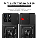 Husa de protectie Techsuit CamShield Series compatibil cu Honor 200 Smart / X7c, Negru