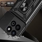 Husa de protectie Techsuit CamShield Series compatibil cu Honor 200 Smart / X7c, Negru