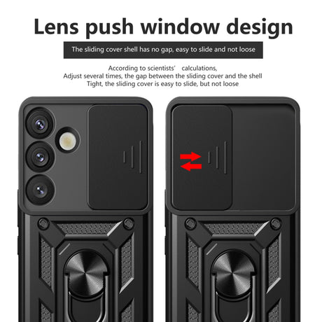 Husa de protectie Techsuit CamShield Series compatibil cu Samsung Galaxy S25 Plus, Albastru