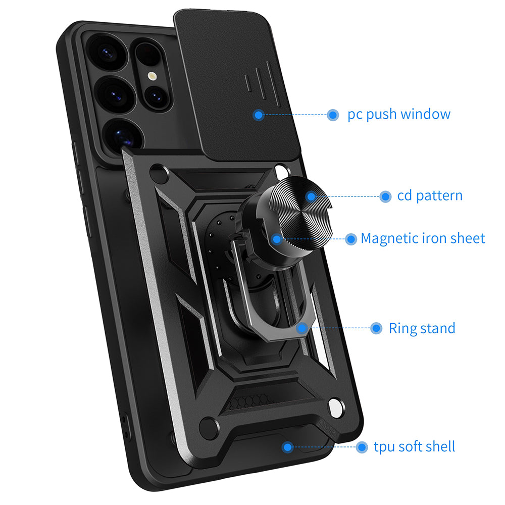 Husa de protectie Techsuit CamShield Series compatibil cu Samsung Galaxy S25 Ultra, Negru