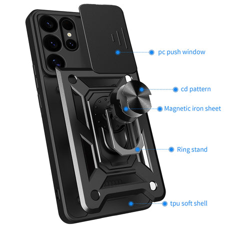 Husa de protectie Techsuit CamShield Series compatibil cu Samsung Galaxy S25 Ultra, Albastru