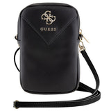 Geanta Guess Universal Phone Pouch Zip Triangle 4G (GUWBZPGSTEGK), Universal, Adjustable Strap, Zip Closure, Negru
