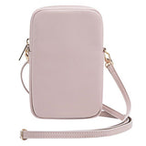 Geanta Guess Universal Phone Pouch Zip Triangle 4G (GUWBZPGSTEGP), Universal, Adjustable Strap, Zip Closure, Roz