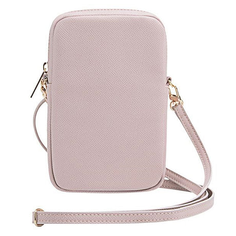 Geanta Guess Universal Phone Pouch Zip Triangle 4G (GUWBZPGSTEGP), Universal, Adjustable Strap, Zip Closure, Roz