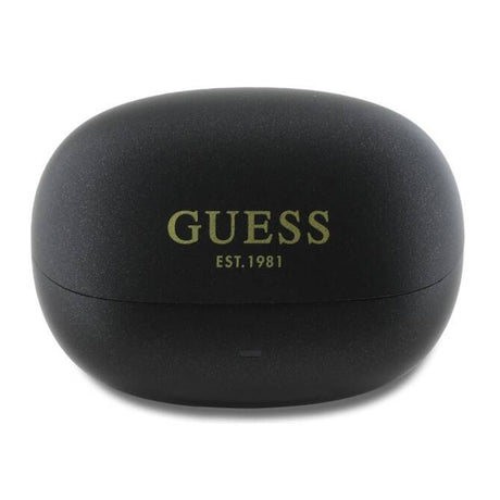 Casti Guess Capsule Printed Logo (GUTWST88MCTGK), In-Ear, Bluetooth, TWS, Negru