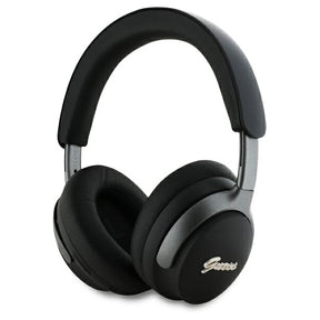 Casti Guess Wireless Metal Script Logo (GUBHC22PSFCSMK), Bluetooth, ANC, On-ear, Negru