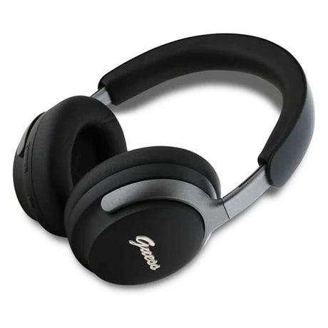Casti Guess Wireless Metal Script Logo (GUBHC22PSFCSMK), Bluetooth, ANC, On-ear, Negru