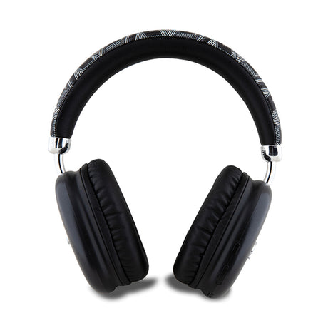 Casti Guess Wireless GCUBE Metallic Script Logo (GUBHK1GCTCSK), Over-ear Headset, Bluetooth 5.3, 400mAh, Negru