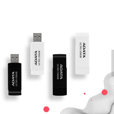Stick de Memorie Adata UC310 (UC310-64G-RWH), USB 3.2, 64GB, Alb