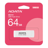 Stick de Memorie Adata UC310 (UC310-64G-RWH), USB 3.2, 64GB, Alb