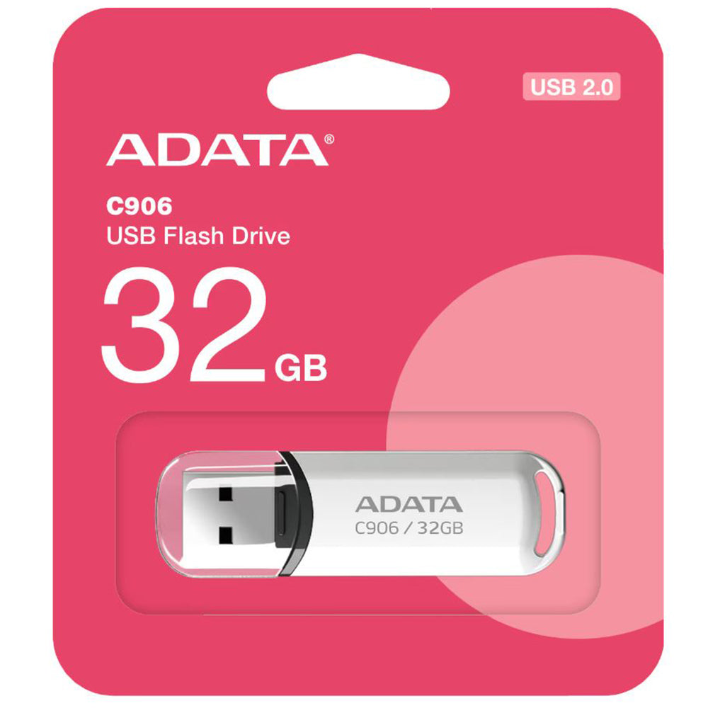 Stick de Memorie Adata AC906 32GB USB 2.0 Alb