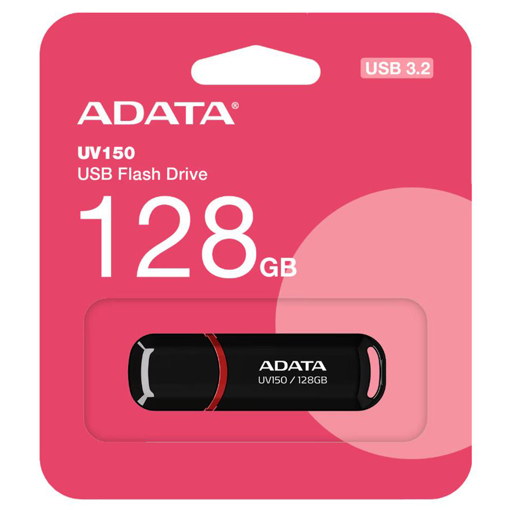 Stick de Memorie Adata AUV150-128G-RBK, USB 3.2, 128GB, Negru