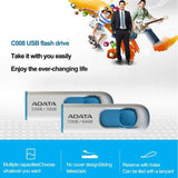 Stick de Memorie Adata AC008-16G-RWE, USB 2.0, 16GB, Alb