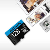Card de memorie Adata MicroSDXC 128GB, Class 10, UHS-I U1, Negru