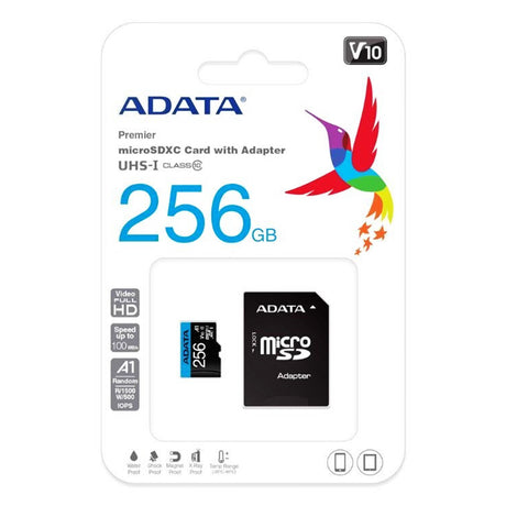 Card de memorie Adata MicroSDXC 256 GB, negru