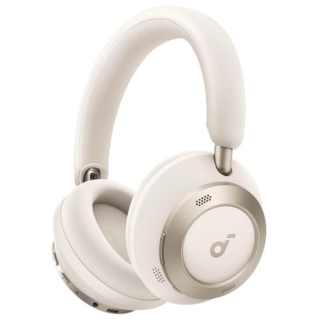 Casti Anker Wireless SoundCore Space One Pro (A3062G21), Bluetooth 5.3, Active Noise Cancelling, Hi-Res, Alb