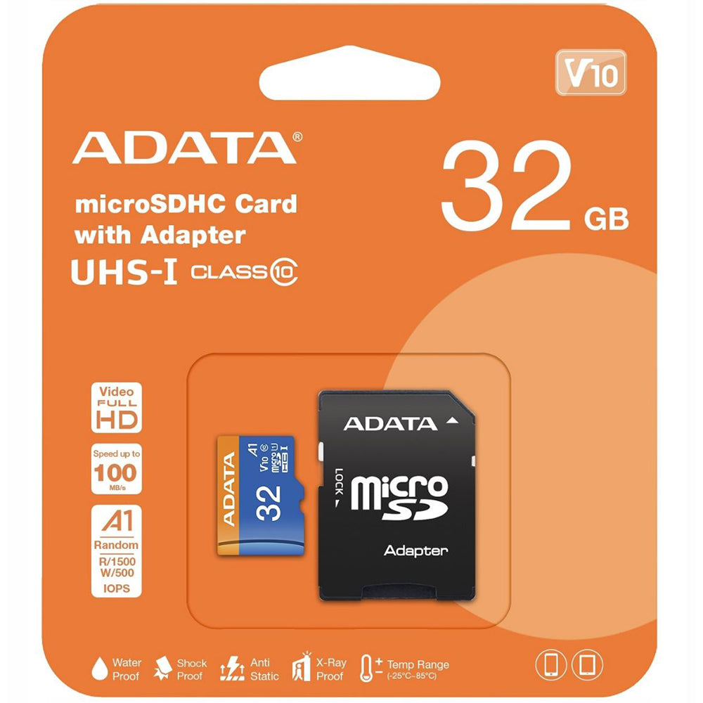 Card de memorie Adata MicroSDHC 32GB, Class 10, UHS-I U1, Negru
