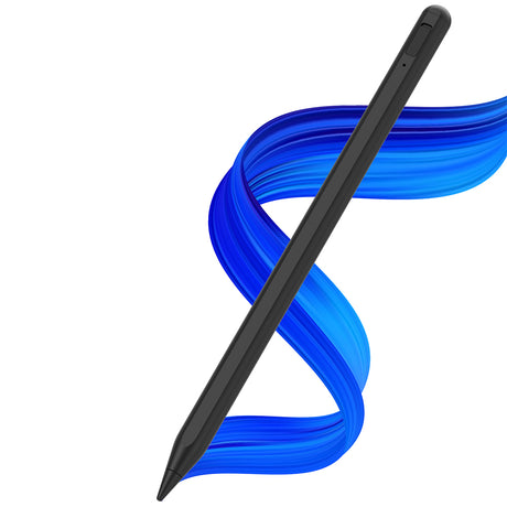 Stylus Techsuit Stylus Pen (AC10SH), for iPad, Bluetooth, Type-C, 125mAh, Palm Rejection, Replaceable Apple Nib, Negru Diamond