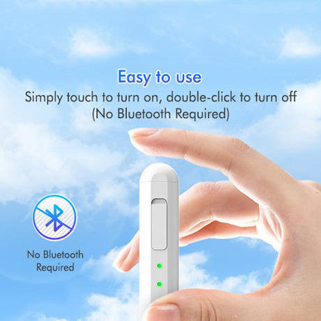 Stylus Techsuit Stylus Pen (AX10-T), for iPad, Type-C, Palm Rejection, Tilt Sensitivity, Side Adsorption, 125mAh, Alb