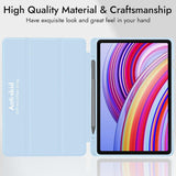 Husa de protectie tableta Techsuit Flex Trifold (with Pencil Holder) compatibil cu Xiaomi Redmi Pad Pro / Redmi Pad Pro 5G / Poco Pad, Matcha Green