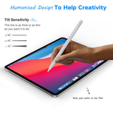 Stylus Techsuit Stylus Pen (F97), for Microsoft Surface, Active, Type-C, Palm Rejection, Side Adsorption, 90mAh, 5V, 0.2A, Negru