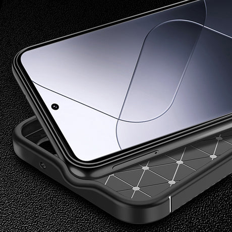 Husa de protectie Techsuit CarbonFiber compatibil cu Xiaomi 15 Pro, Negru