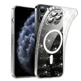 Husa de protectie Techsuit SparkleSkin MagSafe Series compatibil cu iPhone 11 Pro, Transparent