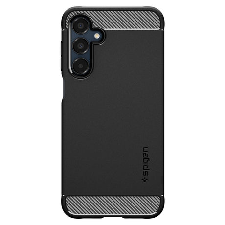 Husă Spigen Rugged Armor ACS08891 neagră pentru Samsung Galaxy A16 4G / A16 5G