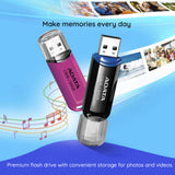Stick de Memorie Adata AC906 (AC906-32G-RBK), USB 2.0, 32GB, Negru