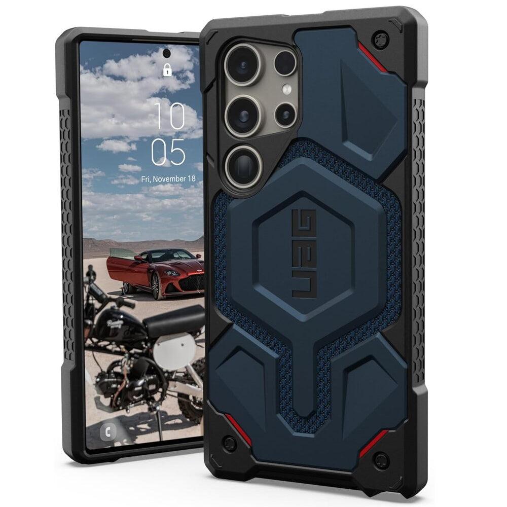 Husa de protectie UAG Monarch Pro MagSafe compatibil cu Samsung Galaxy S26 Ultra, Bleumarin