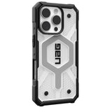Husa de protectie UAG Pathfinder Clear MagSafe compatibil cu iPhone 16 Pro, Ice / Argintiu