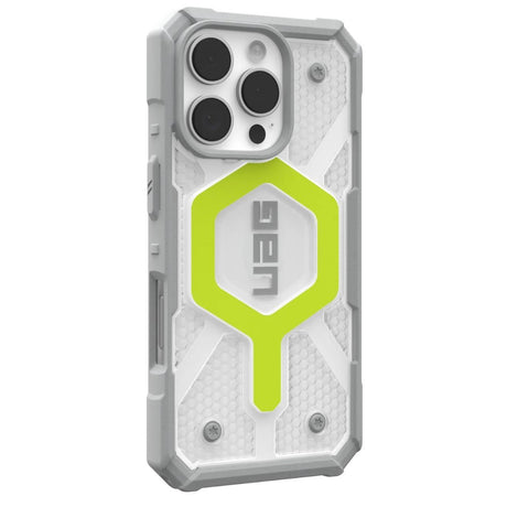 Husa de protectie UAG Pathfinder Clear Magsafe compatibil cu iPhone 16 Pro, Active Neon
