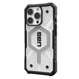 Husa de protectie UAG Pathfinder Clear MagSafe compatibil cu iPhone 16 Pro Max, Ice / Argintiu