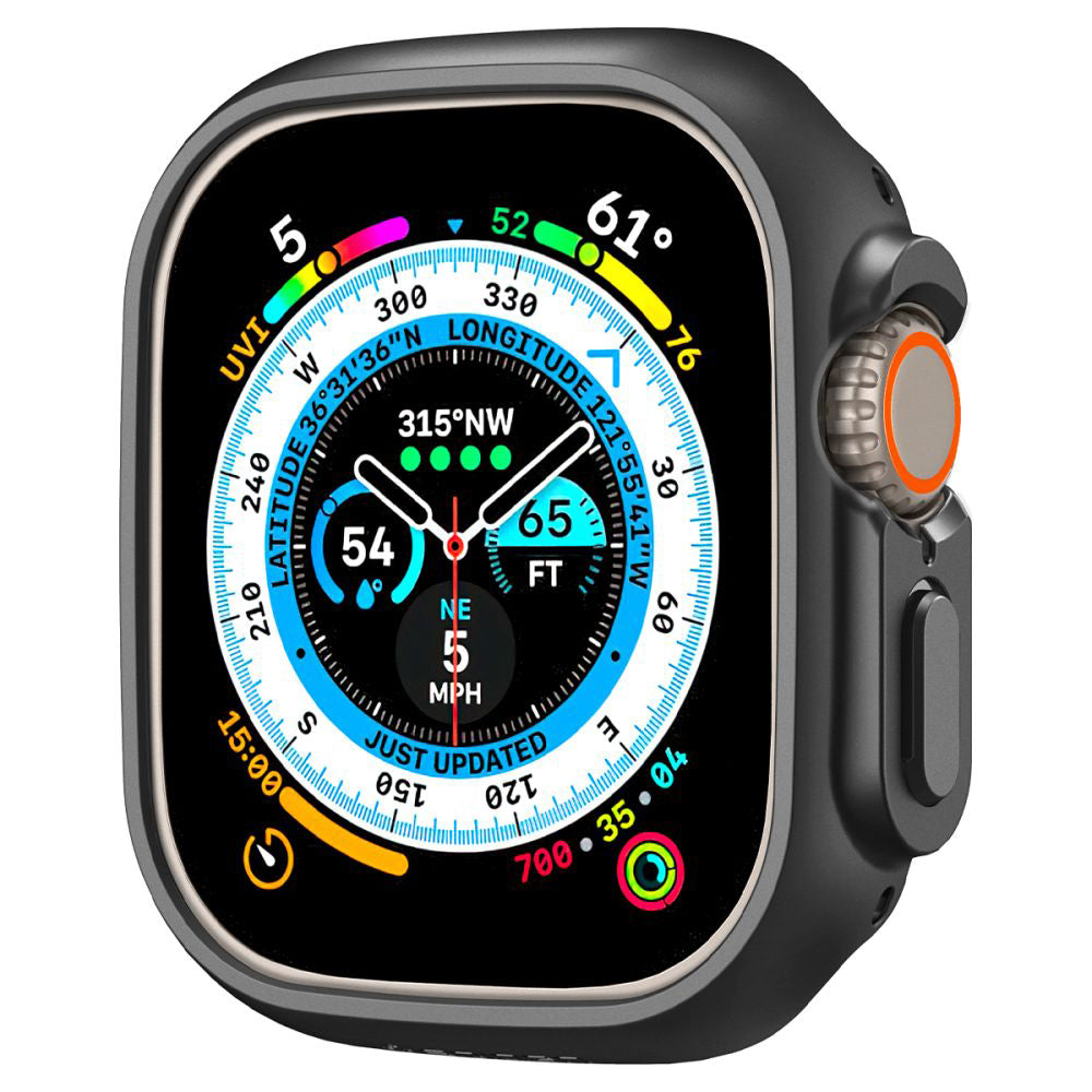 Accesoriu smartwatch Spigen Thin Fit (ACS05458) compatibil cu Apple Watch Ultra / Ultra 2 / Ultra 3, Negru